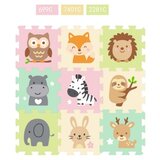  Podloga puzzle mat animals ( DEXY39385 ) Cene