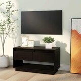 TV ormarić crni 74 x 34 x 40 cm od masivne borovine | shoptok.hr