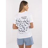 Fresh Made T-shirt-D12022AC02705A-white-blue | Shoptok.si