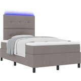  Posteljni okvir z vzmetnico Siva Tkanina 120 x 200 cm Vzmetnica, (22067230) | Shoptok.si