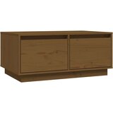  Klubska mizica medeno rjava 80x50x35 cm trdna borovina, (20712444) | Shoptok.si