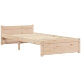  Posteljni okvir iz trdnega lesa 90x200 cm, (20644764) | Shoptok.si