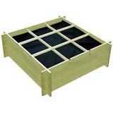  Visoka greda impregnirana borovina 120x120x40 cm, (20618580) | Shoptok.si