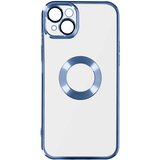 AVIZAR Ovitek iz mehkega gela za iPhone 14, zašciten s kamero - ucinek modrega kroma, (20639758) Cene