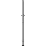 vidaXL Vrtna vrata Crna 105 x 175 cm Čelik s praškastim premazom | shoptok.hr