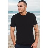 Dewberry T8569 BIKE COLLAR MEN'S T-SHIRT-BLACK-2 Cene