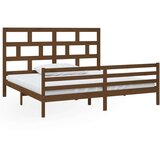  Za krevet od masivne borovine boja meda 200 x 200 cm | shoptok.hr