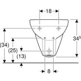 Geberit BIDE SELNOVA COMPACT (KRATKI) MODEL POLUKRUŽNI KONZOLNI 500.368.01.7 GEBERIT | ePonuda.com