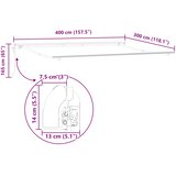  Električna retraktabilna tenda Bijeli 400 × 300 cm | shoptok.hr