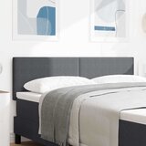  LED glava kreveta Tamno siva 144 cm Kordura tekstil | shoptok.hr