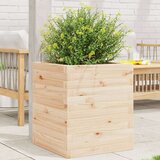 vidaXL Vrtno cvetlično korito 40x40x46 cm trdna borovina | Shoptok.si