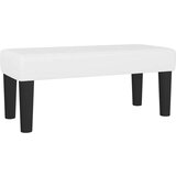 vidaXL Box spring postelja z vzmetnico bel 90x190 cm umetno usnje | Shoptok.si
