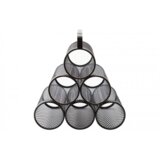  Žičani stalak za vino Mayaj 28x18,5x25 cm metalni crni | Eponuda.ba