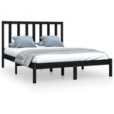  Za krevet od masivne borovine crni 140 x 190 cm | shoptok.hr