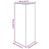 vidaXL Vrtne sadilica trokutasta 40x34 5x70 cm nehrđajući čelik | shoptok.hr