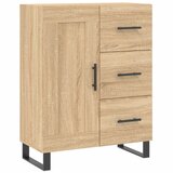  Visoka komoda hrasta sonome 69,5x34x180cm od konstruiranog drva | shoptok.hr