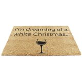 Artsy Doormats Otirač s božićnim motivom od kokosovih vlakana 40x60 cm White Wine Christmas – | shoptok.hr