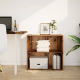  Regal za knjige boja staro drvo 80x30x77 cm konstruirano drvo | shoptok.hr