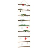 vidaXL Zidni ukras u obliku ljestava 50x150 cm prirodna grana | shoptok.hr