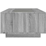  Stolić s beskonačnim LED svjetlima boja hrasta 116x69x40 cm | shoptok.hr