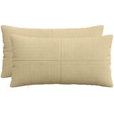  Presvlaka za jastuk 2 pcs ALMELO Siva zelena 40 x 80 cm Kord | shoptok.hr