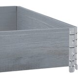  Okviri za palete sivi 100x100 cm od masivne borovine | Eponuda.com