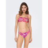 Only Dark pink Women's Patterned Swimwear Upper Lolli - Women Cene