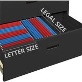 vidaXL Ormarić za spise antracit 90 x 46 x 134 cm čelični | shoptok.hr