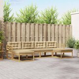  Set vanjskih sofa 6 kom. Bijela i bež | shoptok.hr