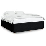  Okvir za krevet bez madraca crni 200x200 cm od tkanine | shoptok.hr