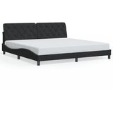 Maison Chic Posteljni okvir - Dvoposteljna postelja - Zakonska postelja brez vzmetnice črn 200x200 cm žamet-J3874, (21762020) | Shoptok.si