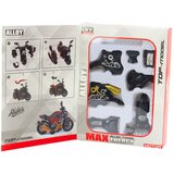  Sastavljanje motocikla od metalnih vijaka 1:14 DIY elementi od crno-zlatnog metala | shoptok.hr