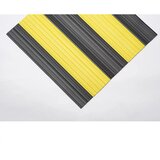 EHA Mehki PVC-tekači, strnjena površina, na tek. m, črno-rumen, širina 600 mm | Shoptok.si