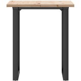  Blagovaonski stol O-oblika 60x60x75,5 cm od borovine i čelik | shoptok.hr