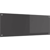  Kuhinjski zid Tamno siva 110 x 40 cm Staklo otporno na udarce | shoptok.hr
