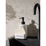 Keramički dozator sapuna s ugrađenim držačem za spužvu