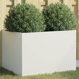 Furnova Cvetlično korito belo 62x47x46 cm jeklo, (21920971) Cene