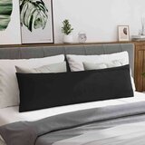 vidaXL jastučići za sofu 2 pcs crna 145 x 40 cm tkanina | shoptok.hr