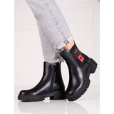 SHELOVET Black women's daggers on the platform Cijene