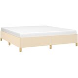  Okvir za krevet bez madraca krem 180 x 200 cm od tkanine | shoptok.hr