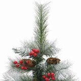  Umjetno božićno drvce S LED lampica Zelena i bijela 150 cm | shoptok.hr