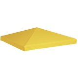 vidaXL Streha za paviljon 270 g/m² 3x3 m rumena Cene
