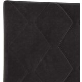 vidaXL Naslon za glavo Diamantni Bloki Oblikovanje Črna 140 cm Velvet | Shoptok.si