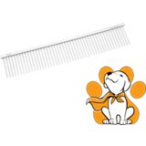 Tauro Pro Line metalic Comb Sparse Teeth L 24,5cm, Češalj Sa Razređenim Zupcima u