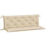  Jastuci za vrtnu klupu 2 kom bež 150x50x7 cm tkanine Oxford | shoptok.hr