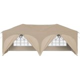  Zložljivi šotor za zabave 575 x 288 x 245 cm Krem, (5000248708) | Shoptok.si