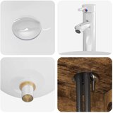  Set namještaja za kupaonicu 3 kom. Dimljeni hrast | shoptok.hr