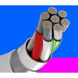 Kakusiga hišni polnilec Q/HHDZ 2,4A 2x USB vtič s polnilnim kablom Lightning bel | Shoptok.si