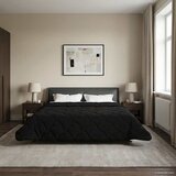  Zimska pokrivača Crna 220 x 240 cm Mikrofibra i teddy flis | shoptok.hr