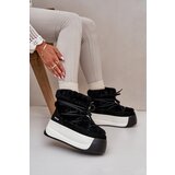 Big Star Women's Leather Snow Boots On Thick Sole With Fur Big Star | shoptok.hr